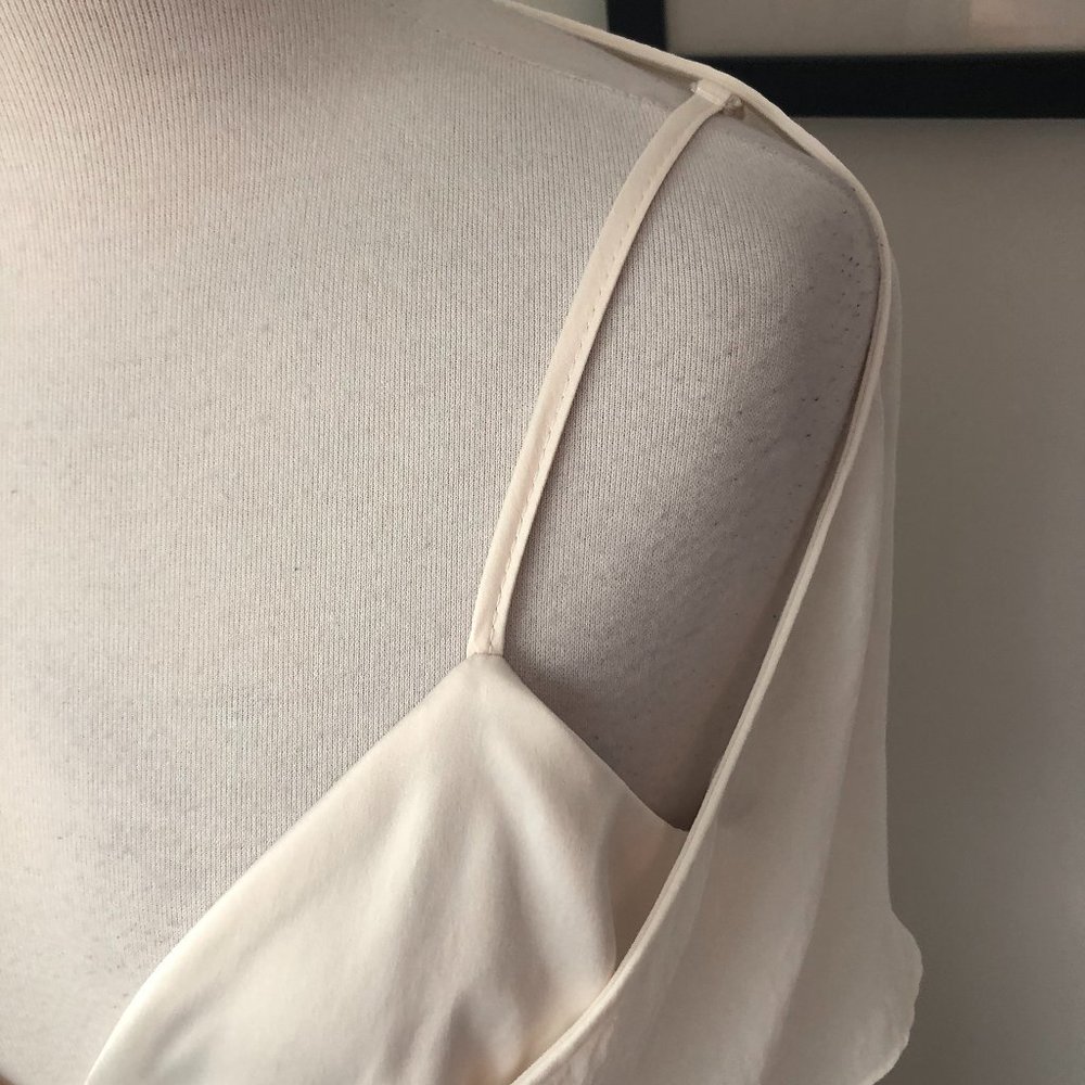 Cooper St Off White V Neck Grecian Style Boho Dress Size 12 New w Tags $149 - Picture 9 of 12